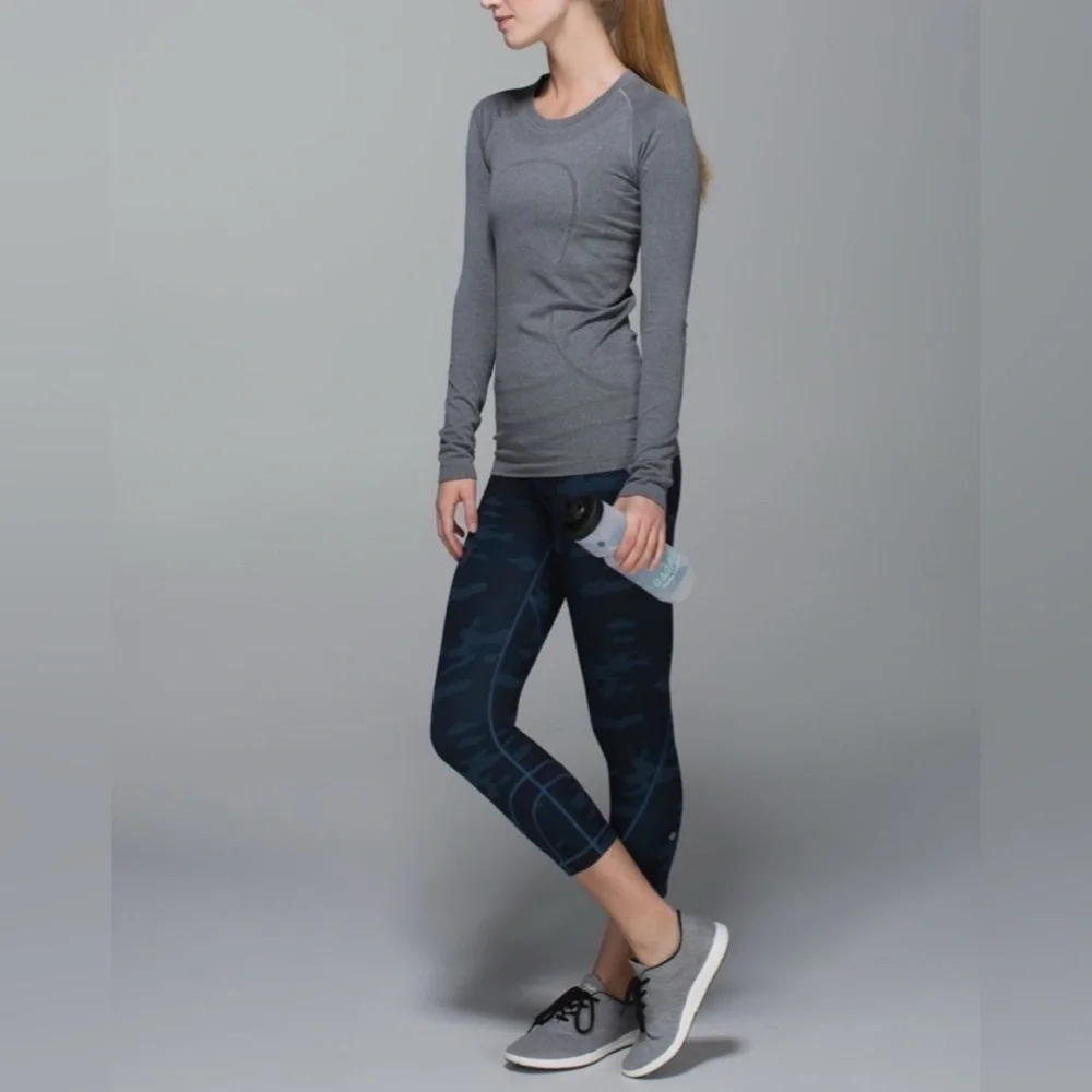 Lululemon Run: Inspire Crop All Full-On Luxtreme Navy 4